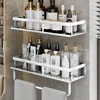 Bathroom Shelf 30/40/50 cm Kitchen Wall Shelf Shower Holder Storage Rack Towel Bar Robe Bathroom Accessorie 1