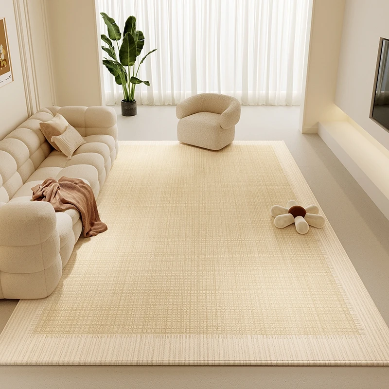 Cream Style Bedroom Decor Plush Carpet Large Area Carpets for Living Room Thickend Washable Cloakroom Rug Fluffy Soft Lounge Mat 3