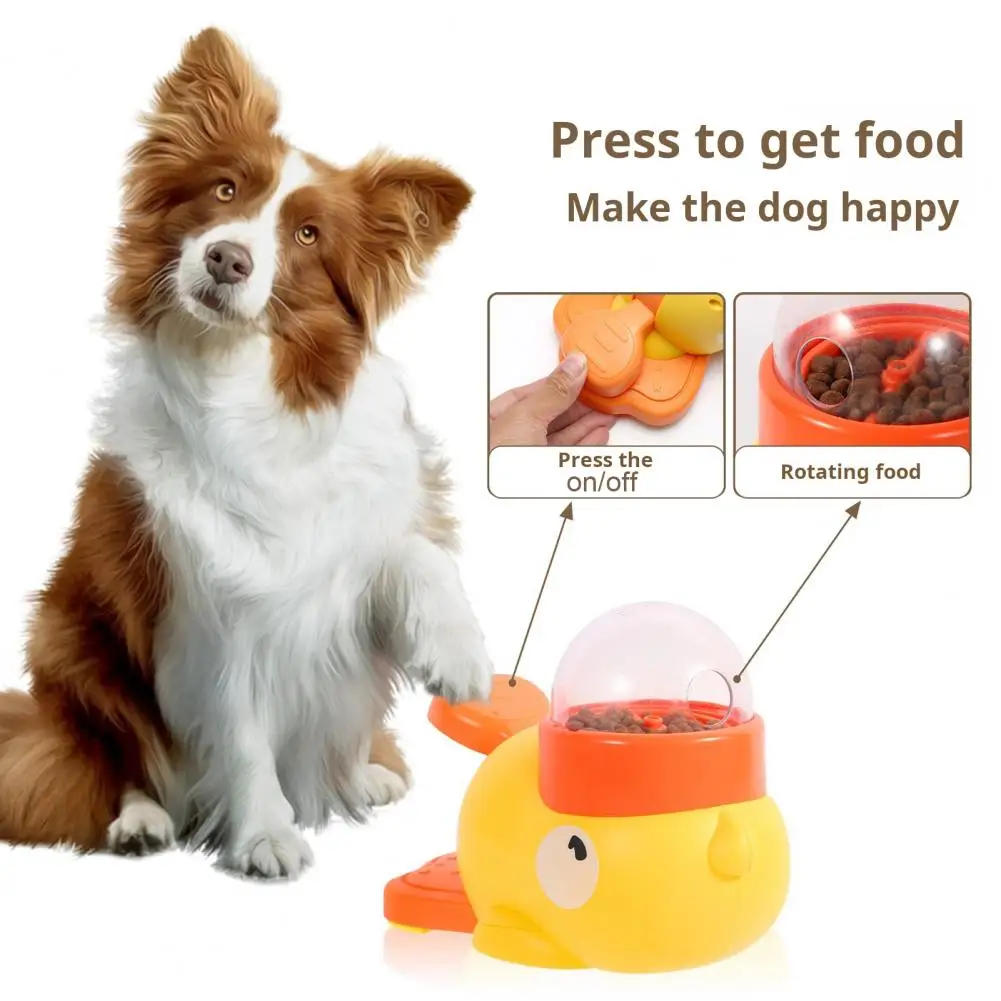 Dog Puzzle Feeder Interactive Pet Food Treat Dispenser Cartoon Duck Design Pet Snack Feeder for Dog Training Mental Enrichment 3