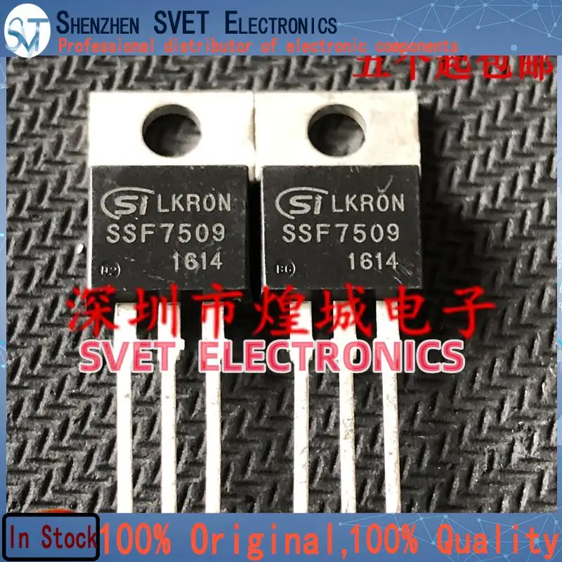 10PCS-50PCS SSF7509 MOS TO-220 80V 80A Original In Stock ping