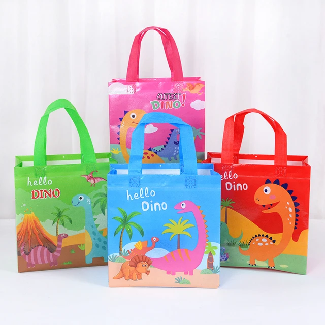 Dinosaur TOTE BAG T Rex Personalized Kids Canvas School Bag Custom Pre –  Sweet Blooms Decor