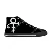 Prince Rogers Nelson Purple Rain Love Symbol Cool Casual Cloth Shoes High Top Comfortable Breathable Custom Men Women Sneakers 2