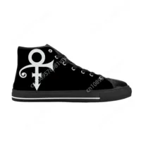 Prince Rogers Nelson Purple Rain Love Symbol Cool Casual Cloth Shoes High Top Comfortable Breathable Custom Men Women Sneakers 2