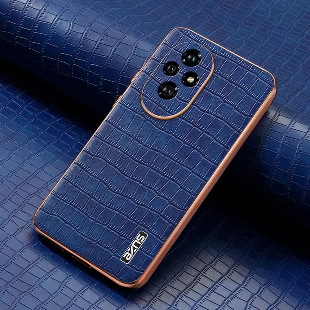 Leather Shockproof Plating Bumper Phone Case