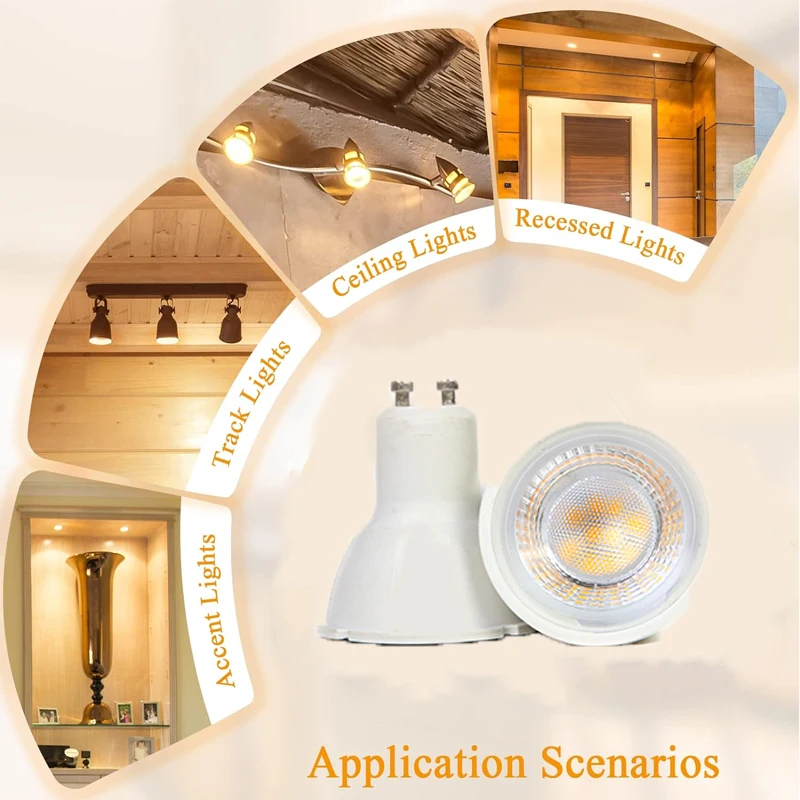 Description Picture 5 of itemGU10 Bulb Led Spot Light 110V 220V Bombillas Led Spotlight Led Track Lights Bulb GU10 Led Lights Bulb 5W Alogen Lamp for Room