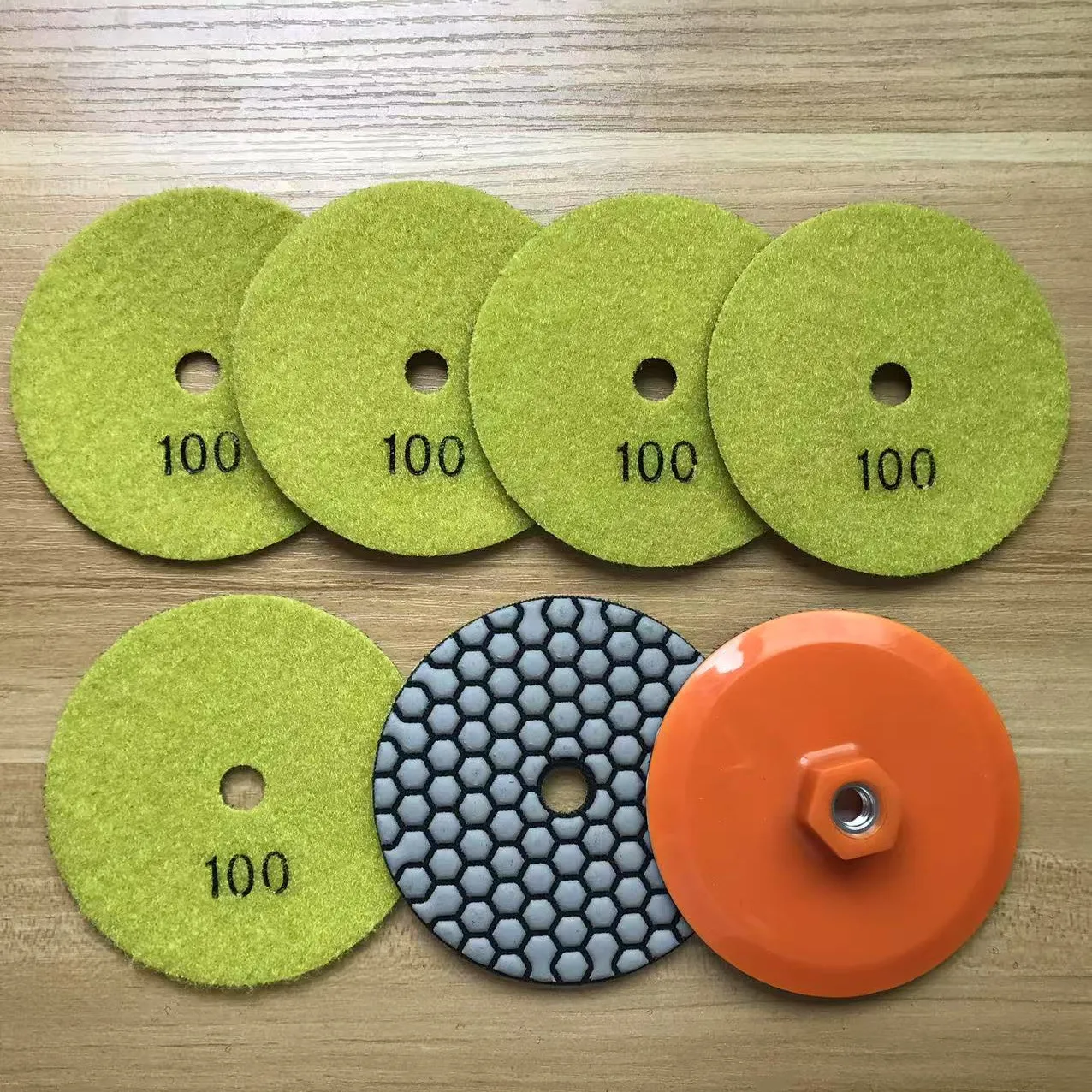 6Pcs 100grit-M14 A
