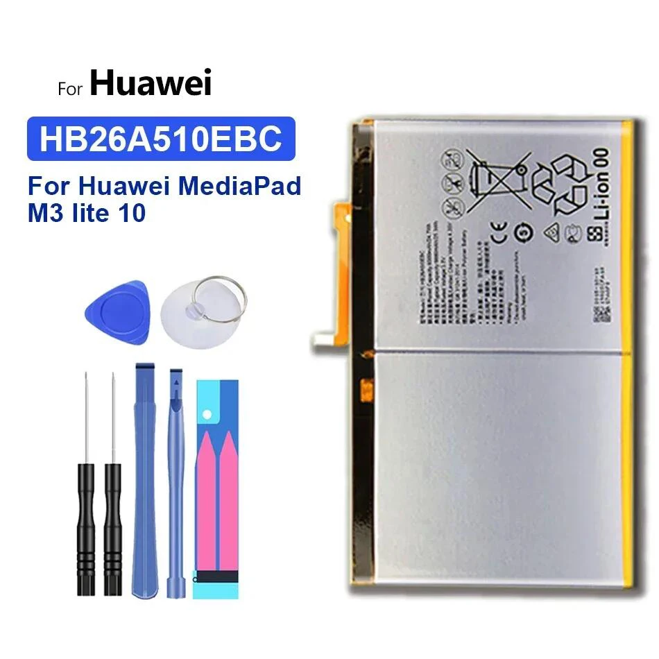 

Tablet Battery for Huawei MediaPad, M3 Lite 10, HB26A510EBC