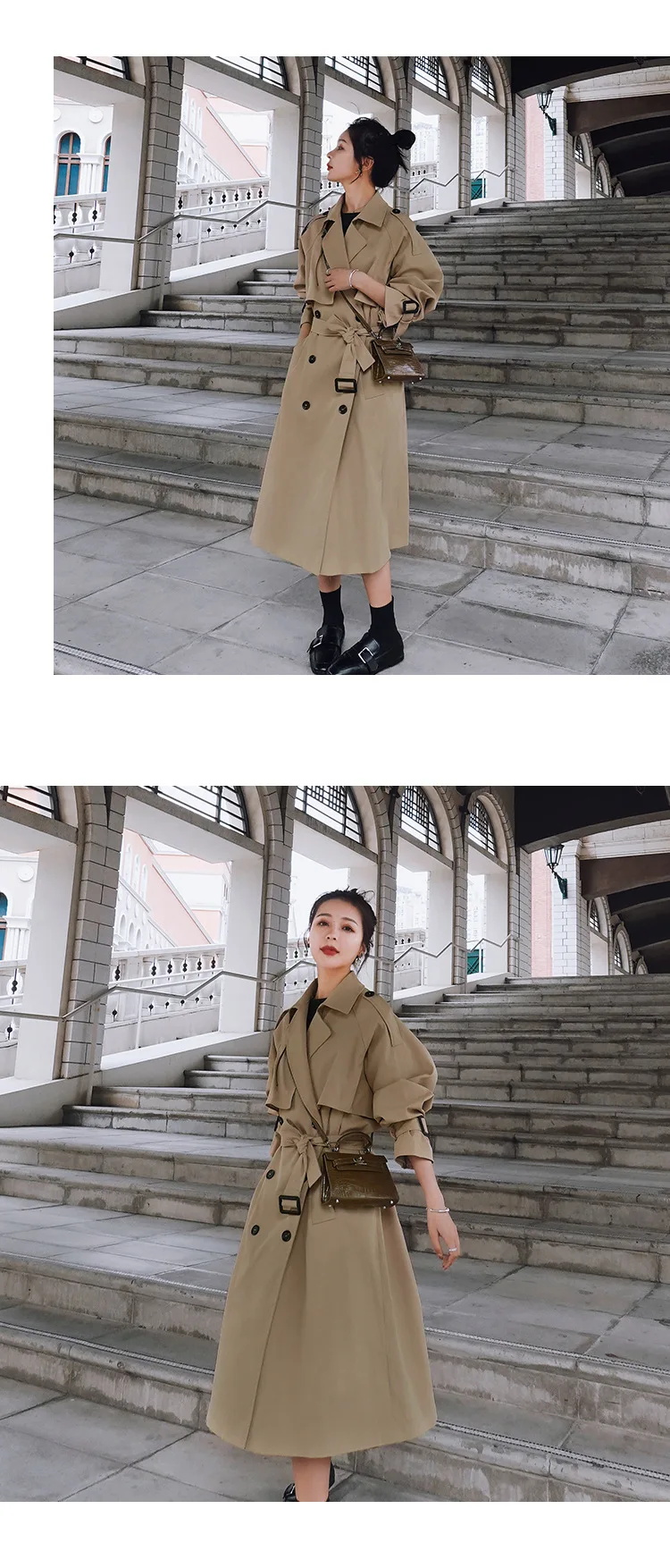 2021 Autumn Women Trench Coat With Belt Women Clothes Blue Coat Casaco Feminino Harajuku Abrigo Mujer Long Trench Femme hooded puffer jacket