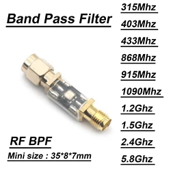 Multifrequency RF Band Pass Signal Filter for Enhanced Radio Amplification (BPF 315Mhz)