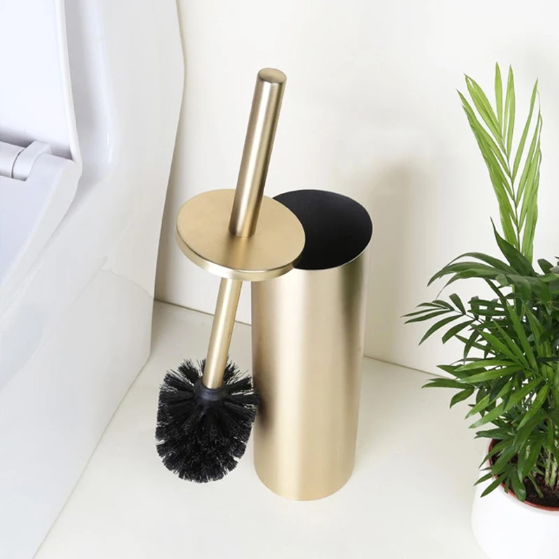 Toilet Brush Metal Shell Floor Type Toilet Brush Holder No Dead Angle Home Cleaning Tools Bathroom Accessories, toilet brush set,toilet brush holder
