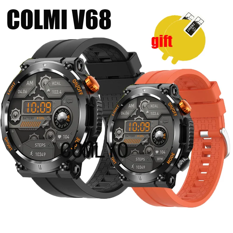 

Силиконовая Защитная пленка 3 в 1 для смарт-часов COLMI V68