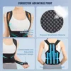 Posture Corrector Back Orthopedic Straps for Men and Women Fully Adjustable Spinal Brace Comfortable Effective Upper Back Brace 6