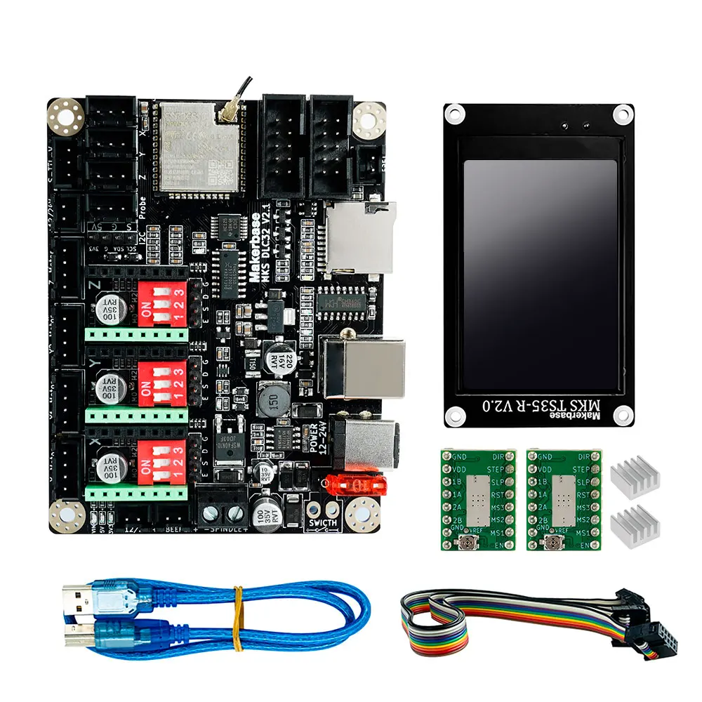 Esp Ramps RAMPS MKS DLC32 Offline Controller Motherboard 32bits ESP32 WIFI GRBL ...