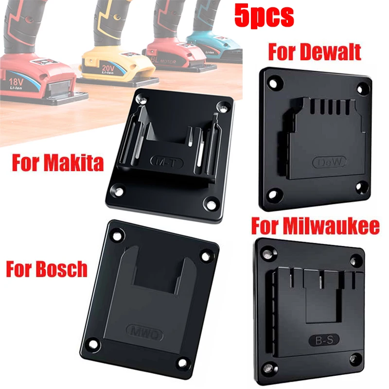 5 шт. настенный держатель для инструментов Makita Bosch Dewalt Milwaukee |