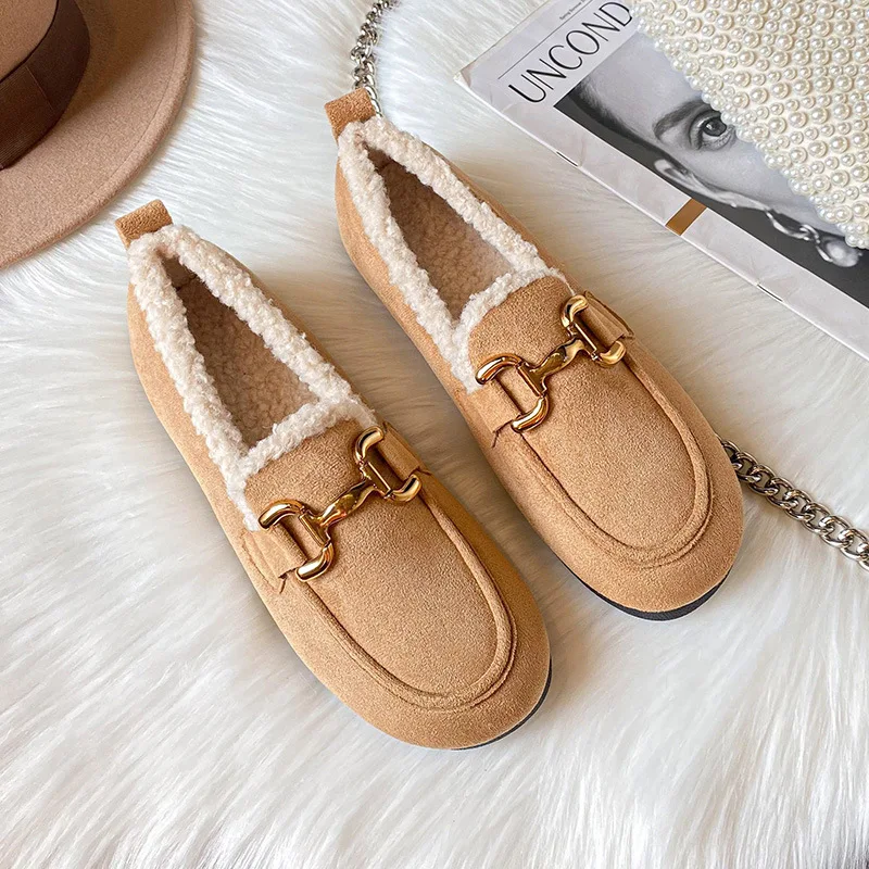 

Брендовая женская обувь, модные туфли на плоской подошве, винтажные однотонные туфли на мягкой вельветовой подошве, хлопковые туфли больших размеров 41 43