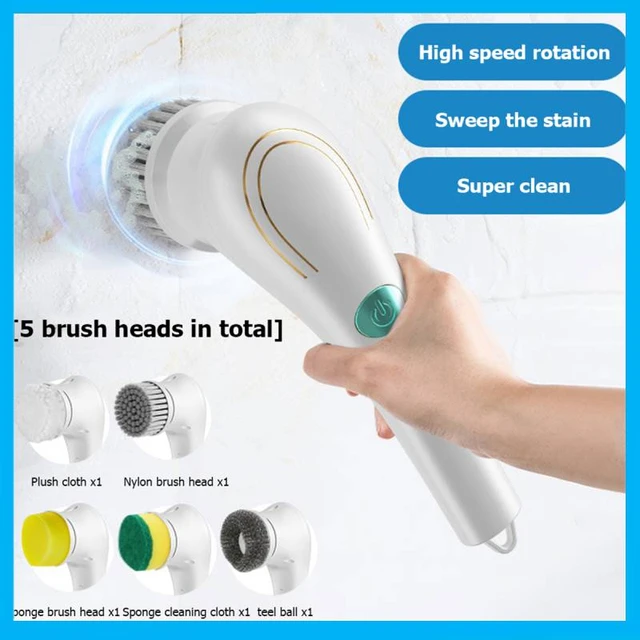 Brosse de Nettoyage Rotative Électrique pour Toutes les Surfaces