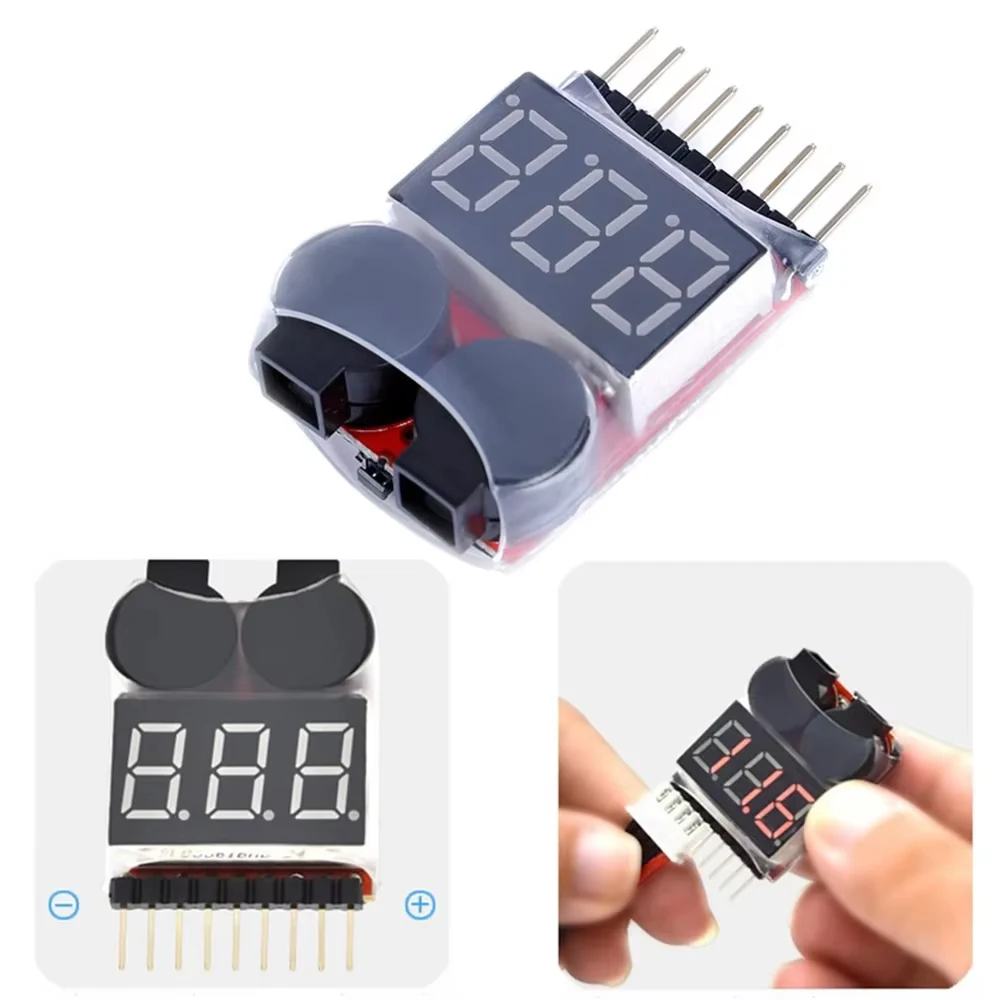 Testeur de batterie Lipo 1S-8S avec alarme sonore RC