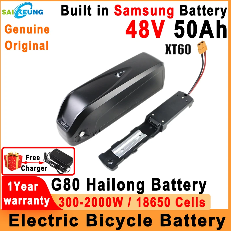 

48V 30ah Battery Ebike 20AH 60ah 50ah 40ah 35ah 30ah E-bike Batterij Hailong G80 Max 2000W Accessories 18650 Originele Cells
