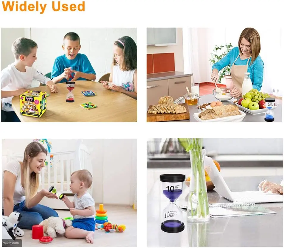 Sand Timer 1/3/5/10/15/30/60 Creative Hourglass Timer Children's Toys Gifts Home Decoration Crafts Birthday Gift Room Decorations