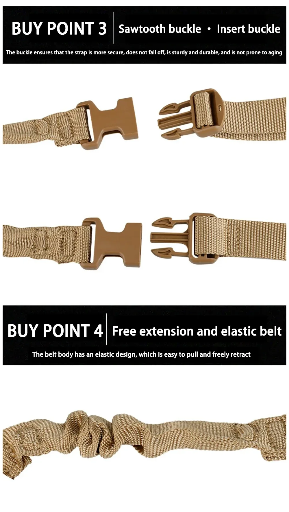 Outdoor Taktische Single Point Bungee Harness Unisex Camo Kampf Gürtel Für Jagd Sport Training Militärische Ausrüstung – Detail 9