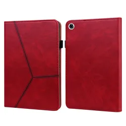 Fashion Wallet Stand Case Cover for M10 3rd Gen tb328fu (Red - business)