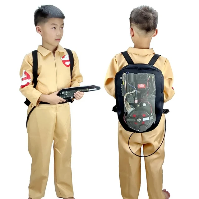 Disfraz de Cosplay DE LOS cazafantasmas para niños, traje de Halloween,  mono de Anime, bolsa de Carnaval - AliExpress