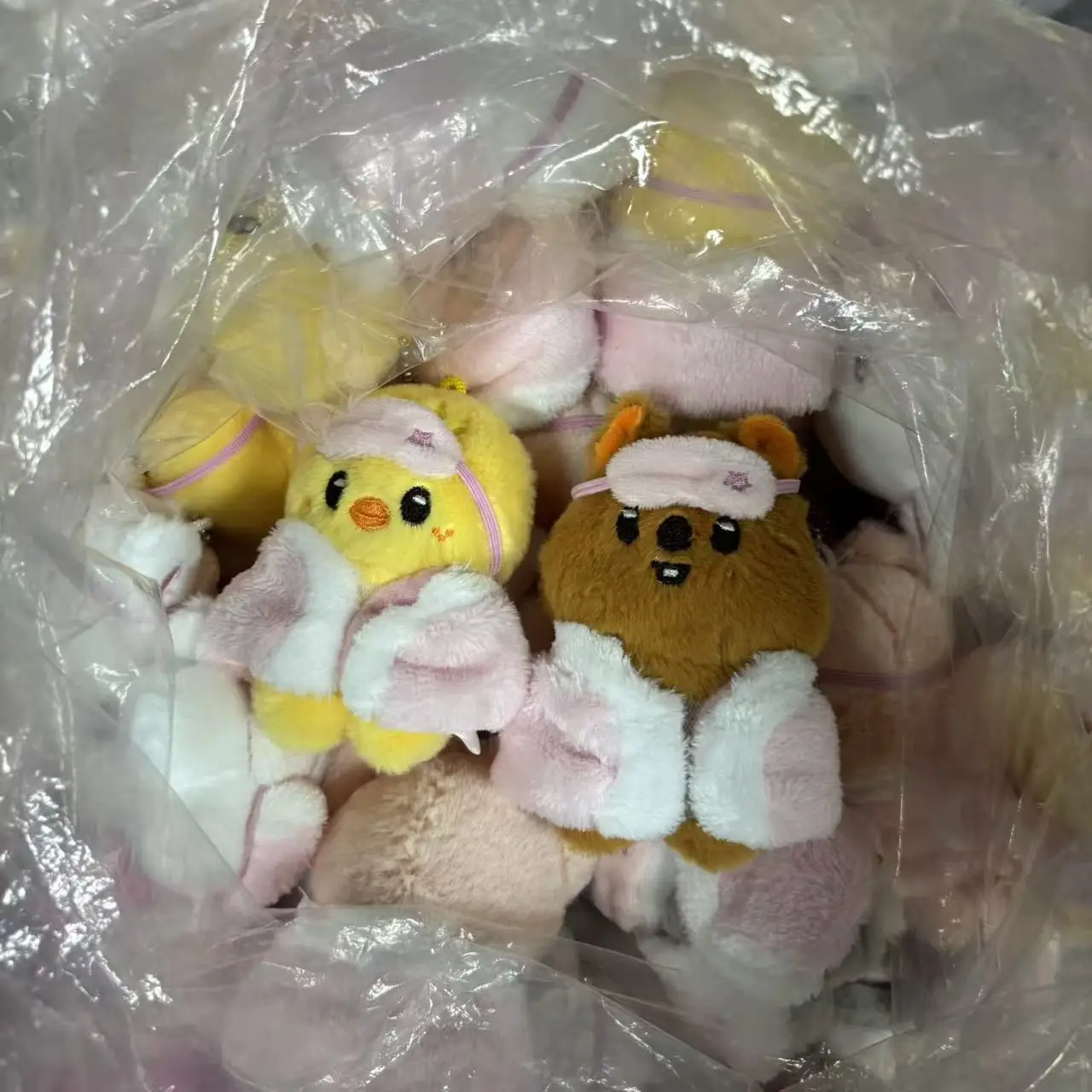 New Keychain Plush toy Pendant Keychain Fans Gift Animals Stuffed Doll in stock Plush backpack pendant Children's gift