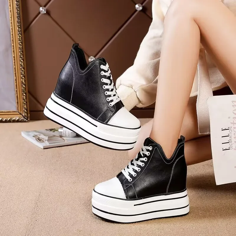Brand High Top PU Womens Sneakers Fashion Platform Shoes Designer Sneakers Women Vulcanized Shoes Women Luxury zapatillas mujer