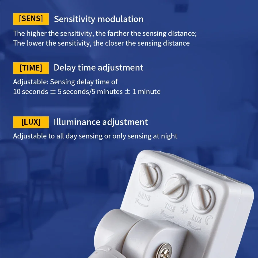 AC 220V 110V PIR Motion Sensor Adjustable Smart Light Switch Human Body Detection Human Presence Sensor Detector Light Pir Sensor Switch Pir Motion Sensor Human Presence Sensor Motion Sensor Motion Sensor Switch Infrared Detector Sensor