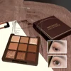 HERORANGE Nine-color Chocolate Eyeshadow Palette, Pearlescent Matte Color Novices Will Not Make Mistakes Easily 1