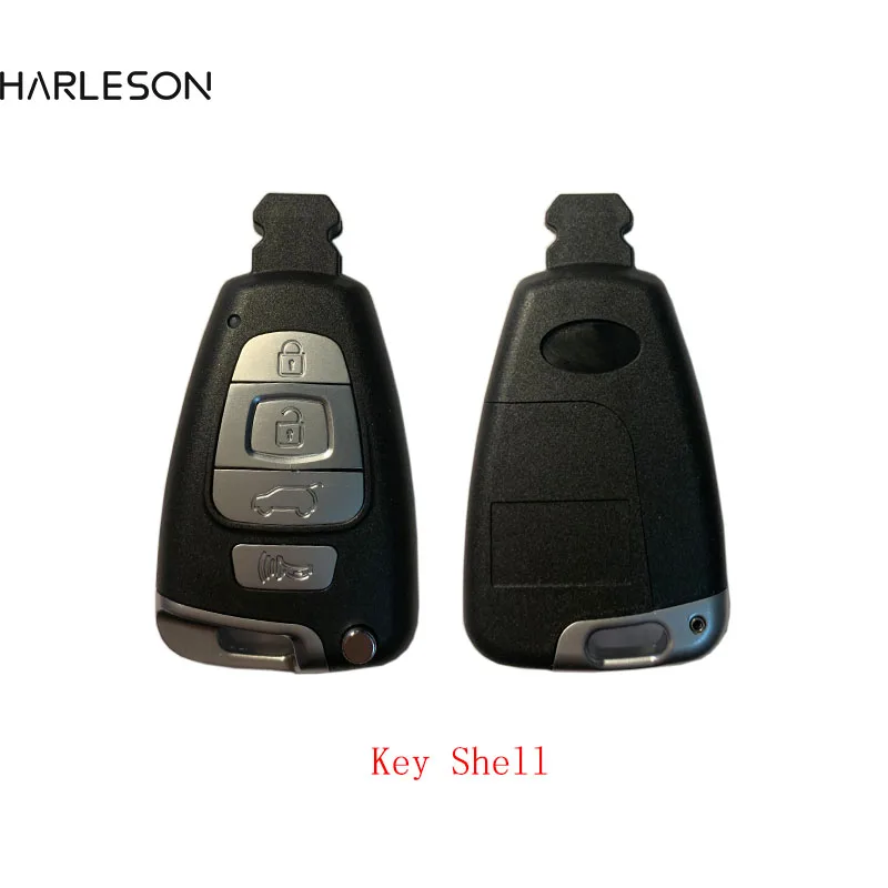 Smart Remote Control Car Key Shell Case  4 Buttons for Hyundai Veracruz 2007 2008 2009 2010 2011 2012 95440-3J600 yiqixin 5 buttons remote cover car key shell smart keyless go case for jaguar xf xk xkr x type s type 2007 2008 2009 2010 2012
