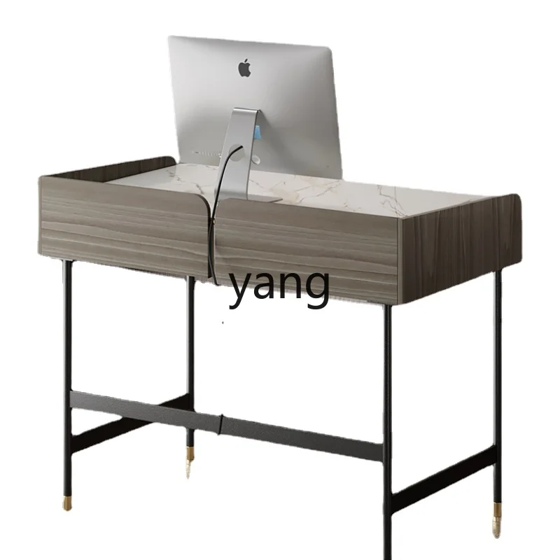 

Yhl Board Desk Bookshelf Integrated Light Luxury Modern High-End Small Apartment Home Study Master Bedroom Table