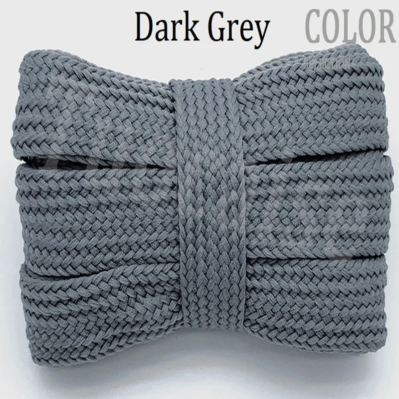 Premium 20mm Thick Flat Colored Soft Shoelaces