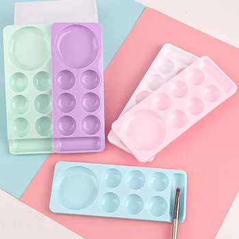 Tavolozza per nail art Punte per unghie finte Miscelazione di colori Disegno Pallet Espositore per smalti Strumenti per manicure Vernici per impronte Smalti per unghie