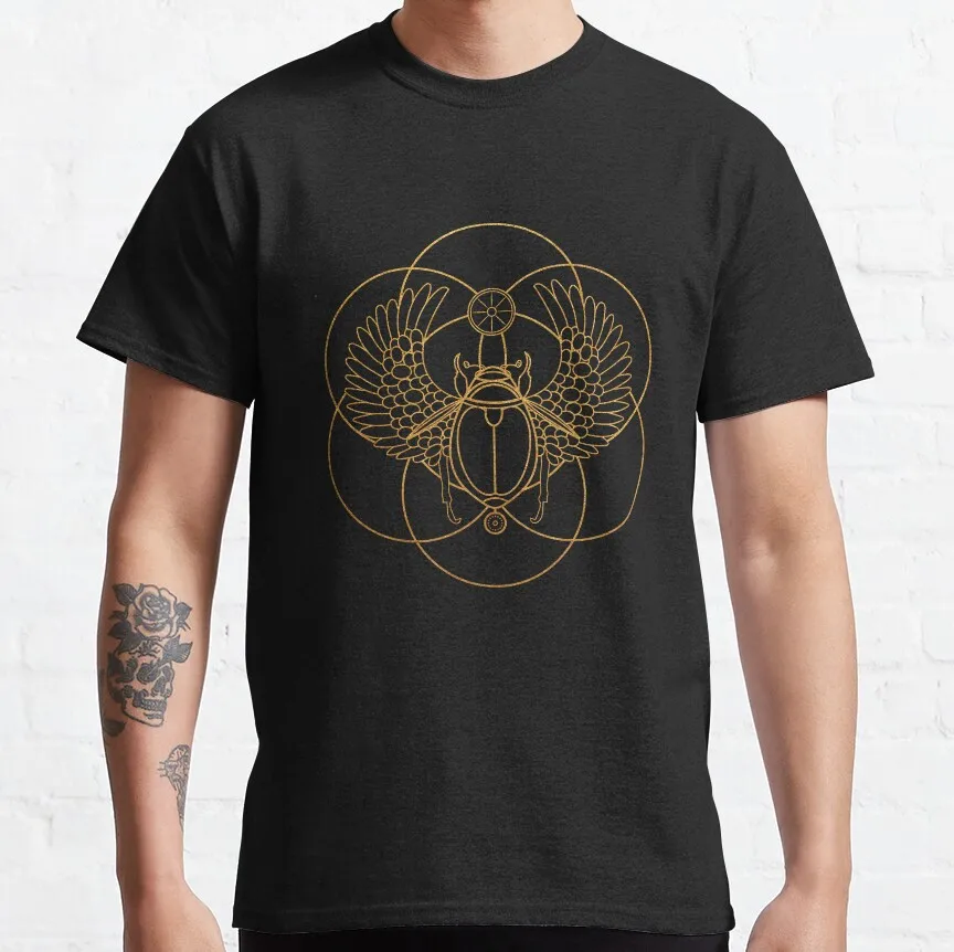 Aum Mandala Sacred Geometry Spiritual Zen Symbol 100% Cotton Men's T-Shirt - Plus Size Available