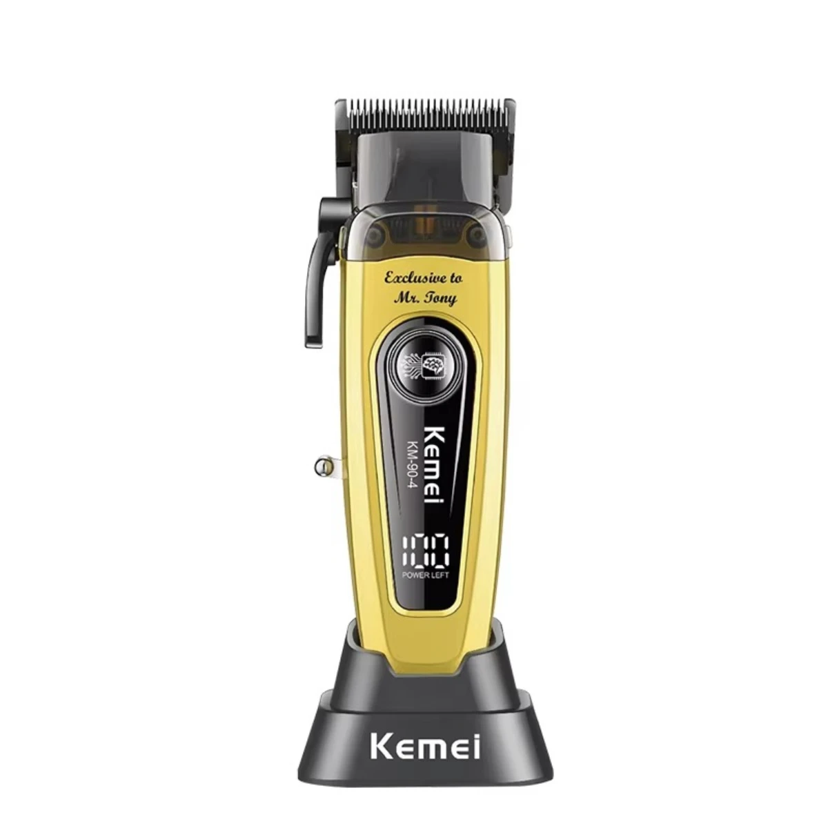 Kemei Professional 11500 RPM Hair Clipper for Barbers Rechargeable Trimmers Brushless Motor Hair Cutting Machine for Men KM-90-4 hair clipper,hair trimmer