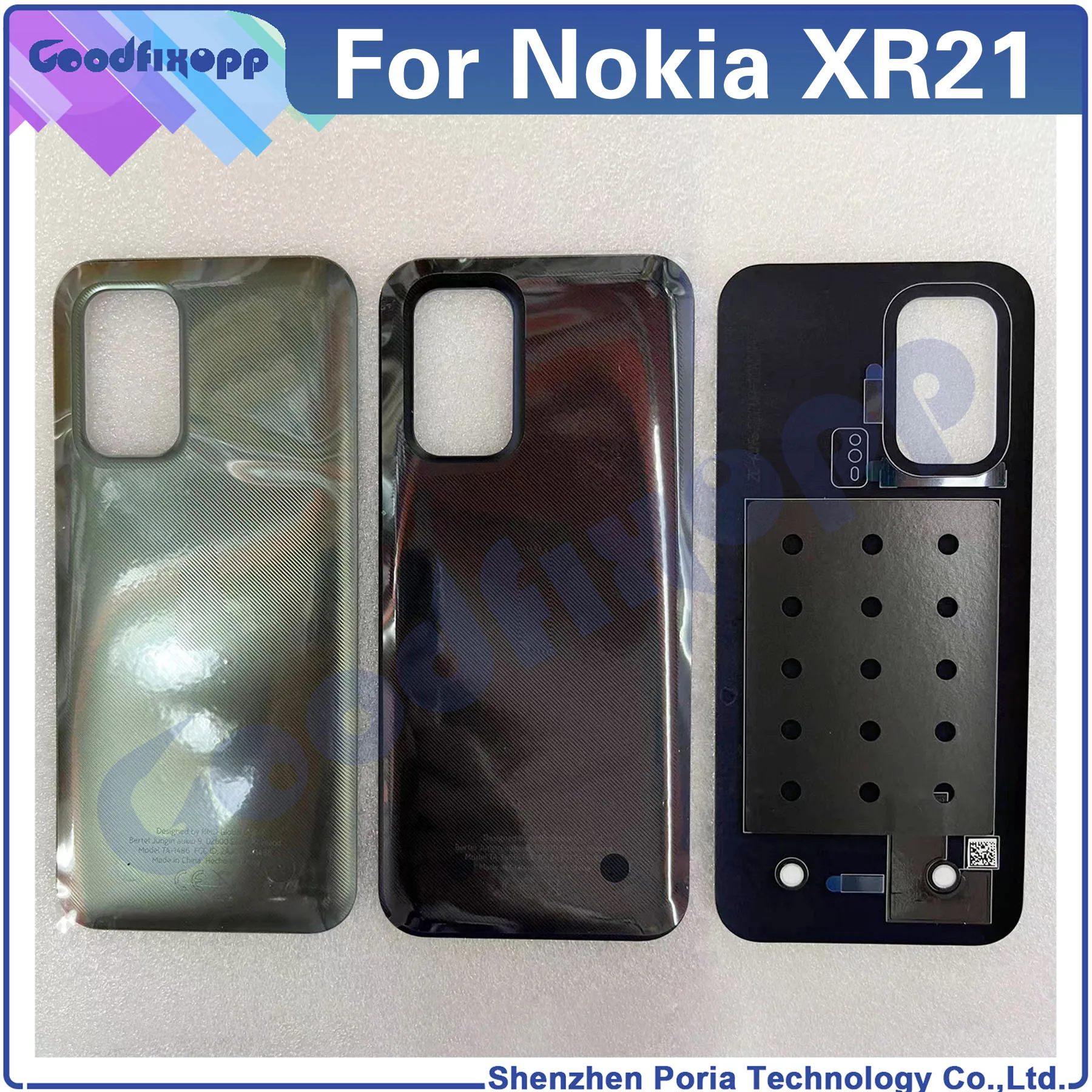 

For Nokia XR21 Battery Back Cover Door Housing Rear Case Lid Repair Parts Replacement