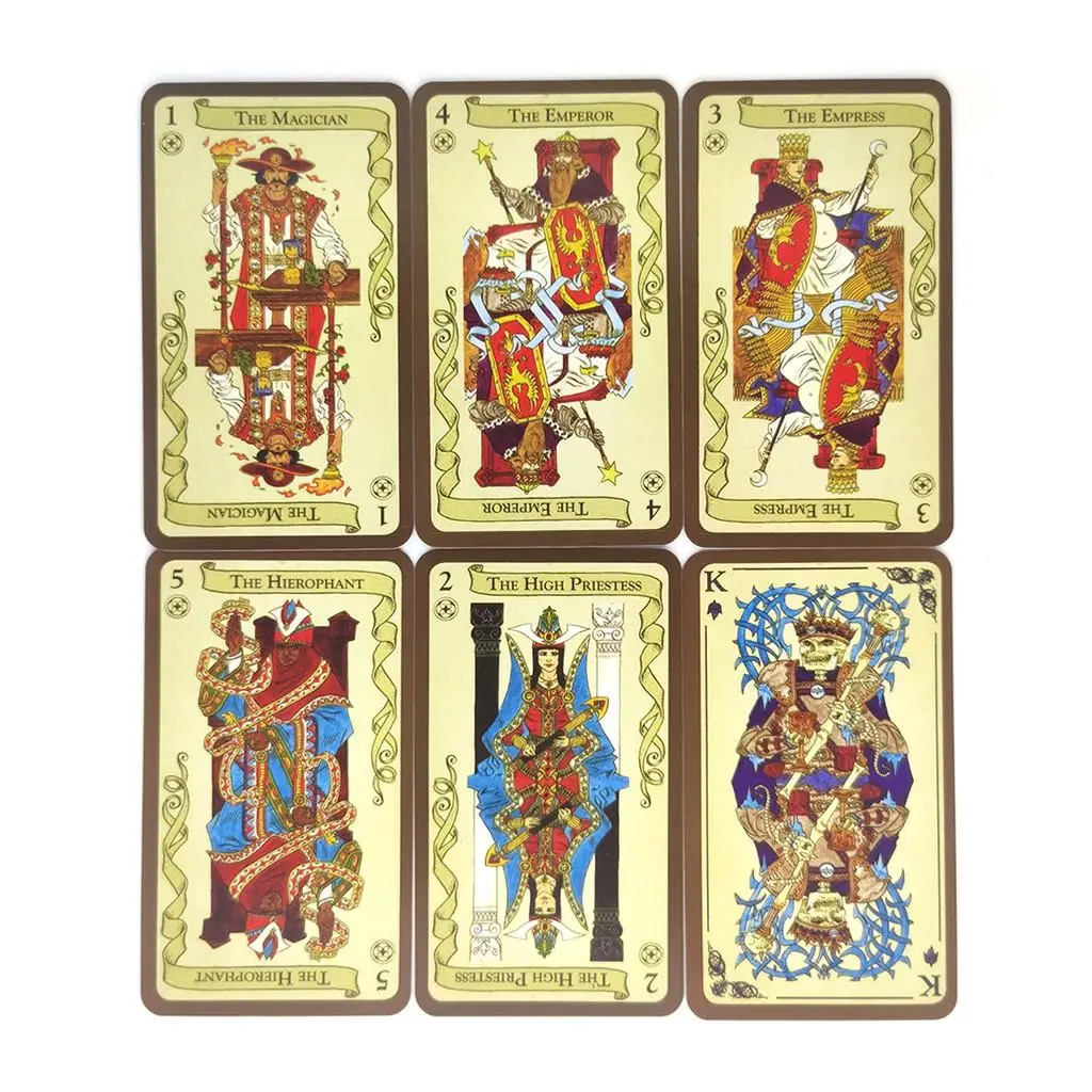 The Tarot of Loka English Version Divination Deck Entertainment Party Board Game 80Pcs/Box 5