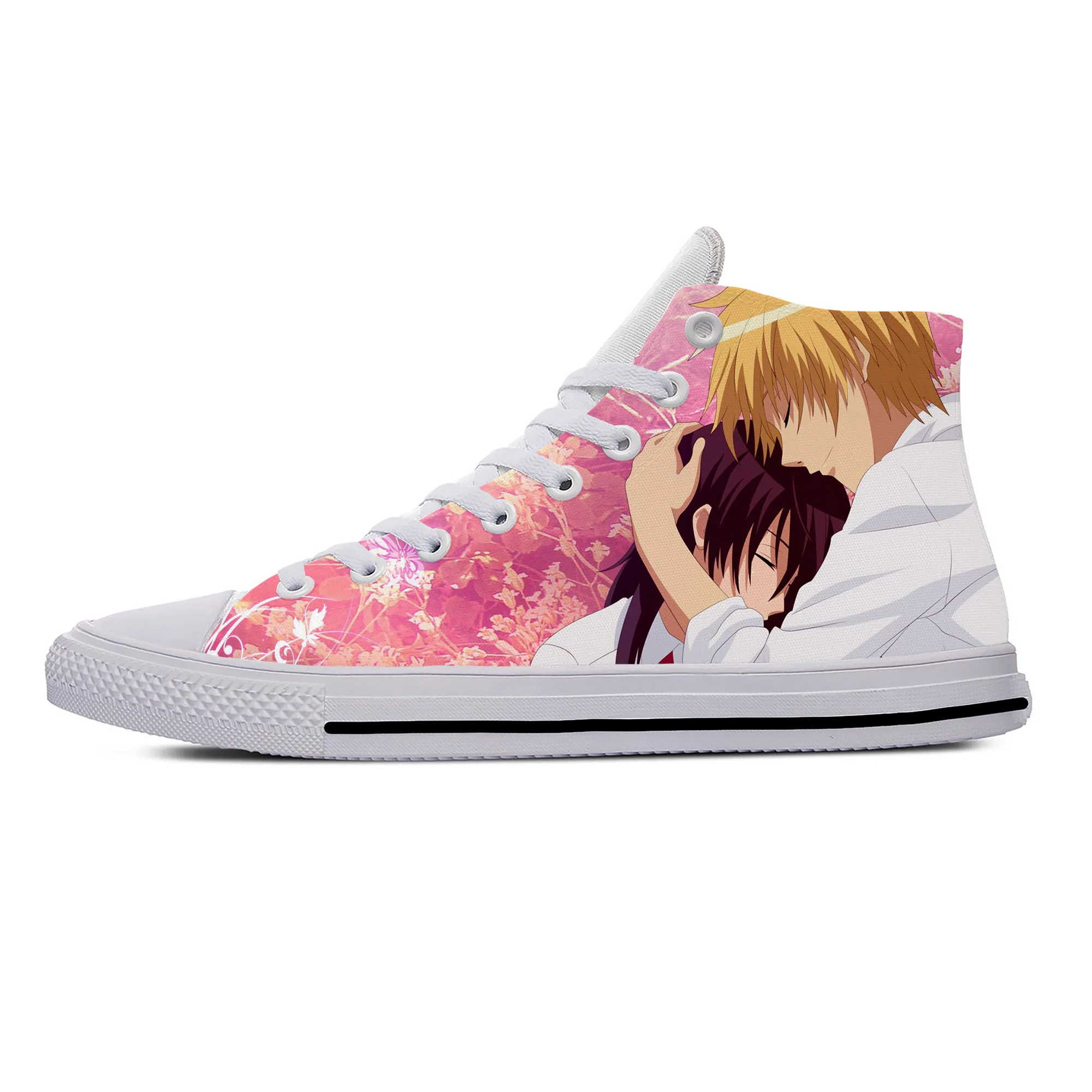 

Japanese Anime Manga Kaichou Wa Maid Sama Fashion Casual Cloth Shoes High Top Lightweight Breathable 3D Print Men Women Sneakers