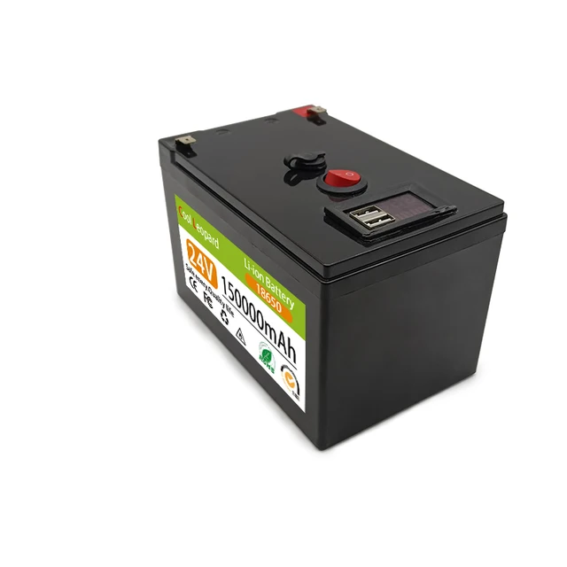 Batterie au lithium-ion personnalisée en gros 24 V 150 Ah 18650