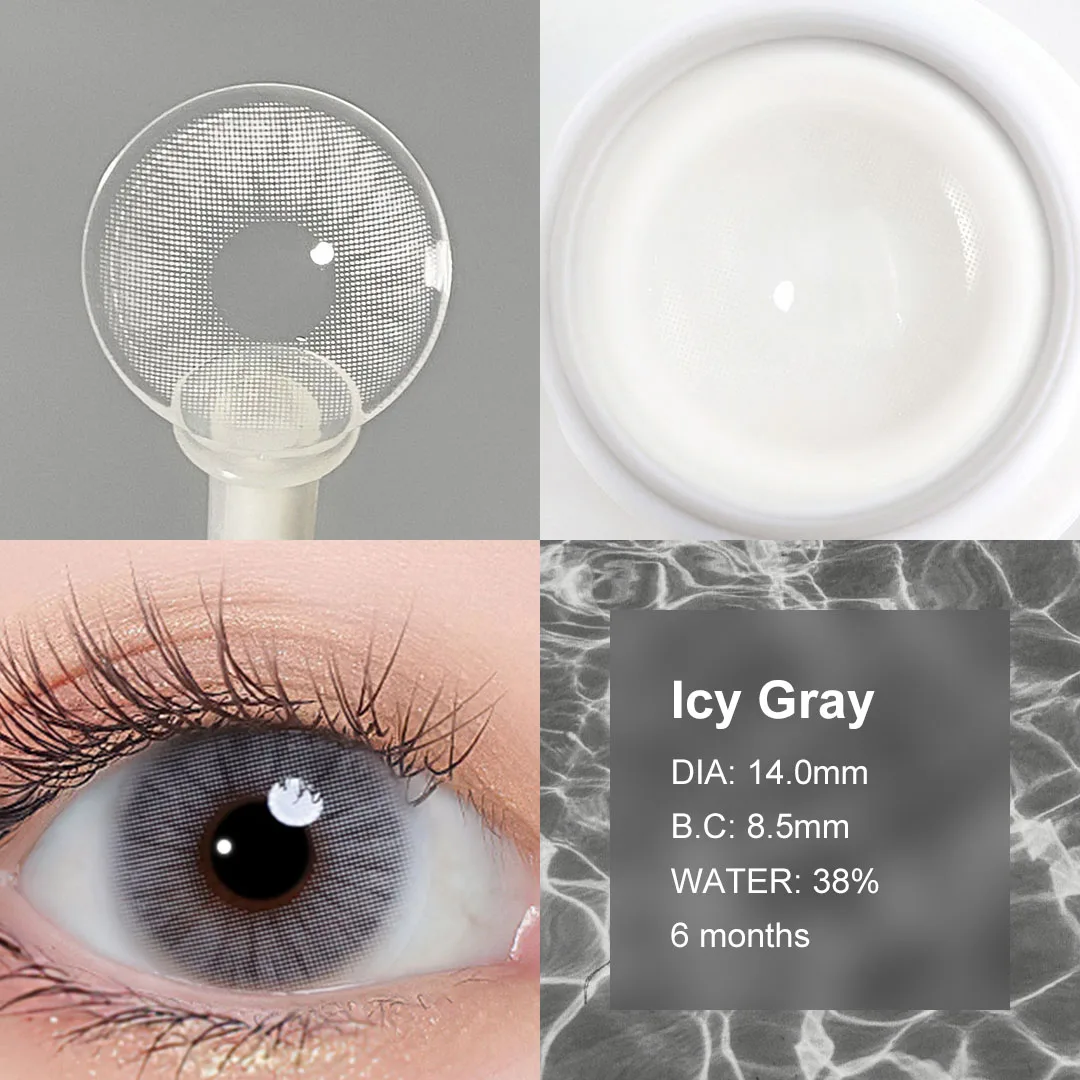 Hidrocor Prescription Natural Eye Color Cosmetic Contact Lenses