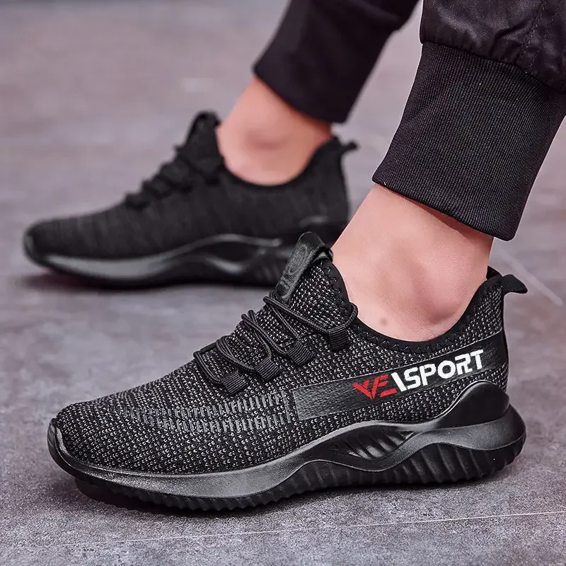 

Work safety shoes Light trend soft soled structure light breathable sports booster shoes