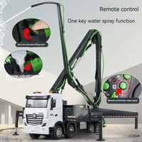 Remote Control Engineering Vehicle 11-channel Alloy Concrete Cement Pump Truck Urban Transport Vehicle Children's Cognitive Toys 1