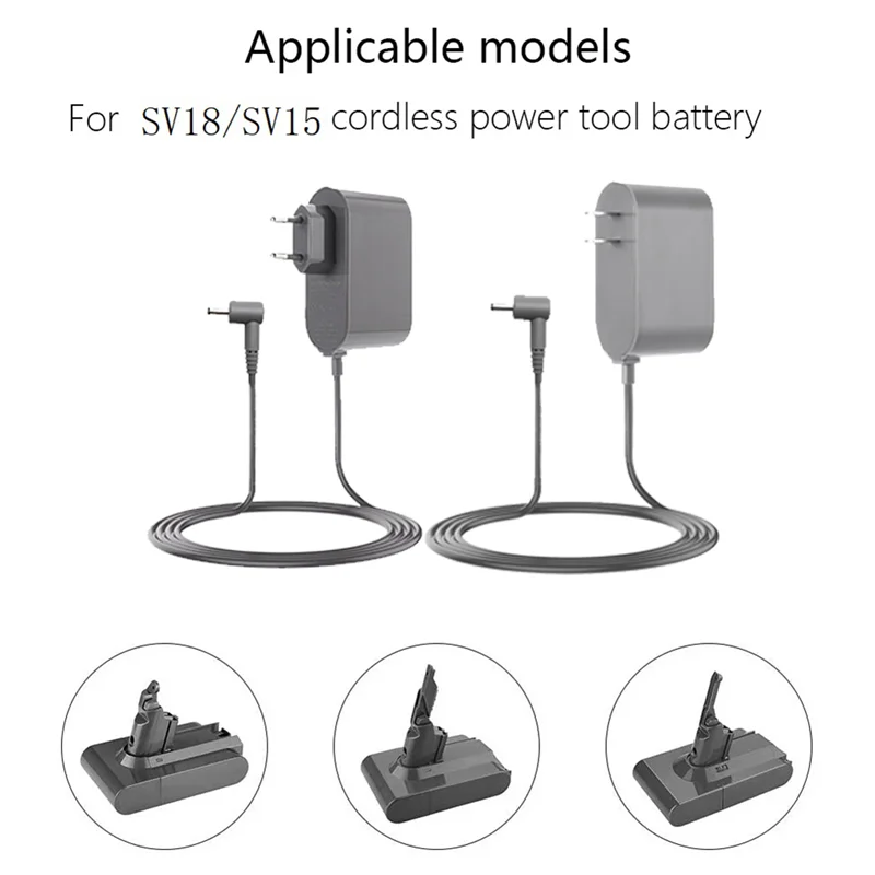 Charger for Dyson SV18 SV15 Vacuum Cleaner 21.75V / 1.1A Vacuum Cleaner Battery Power Adapter (1.8M) US Plug