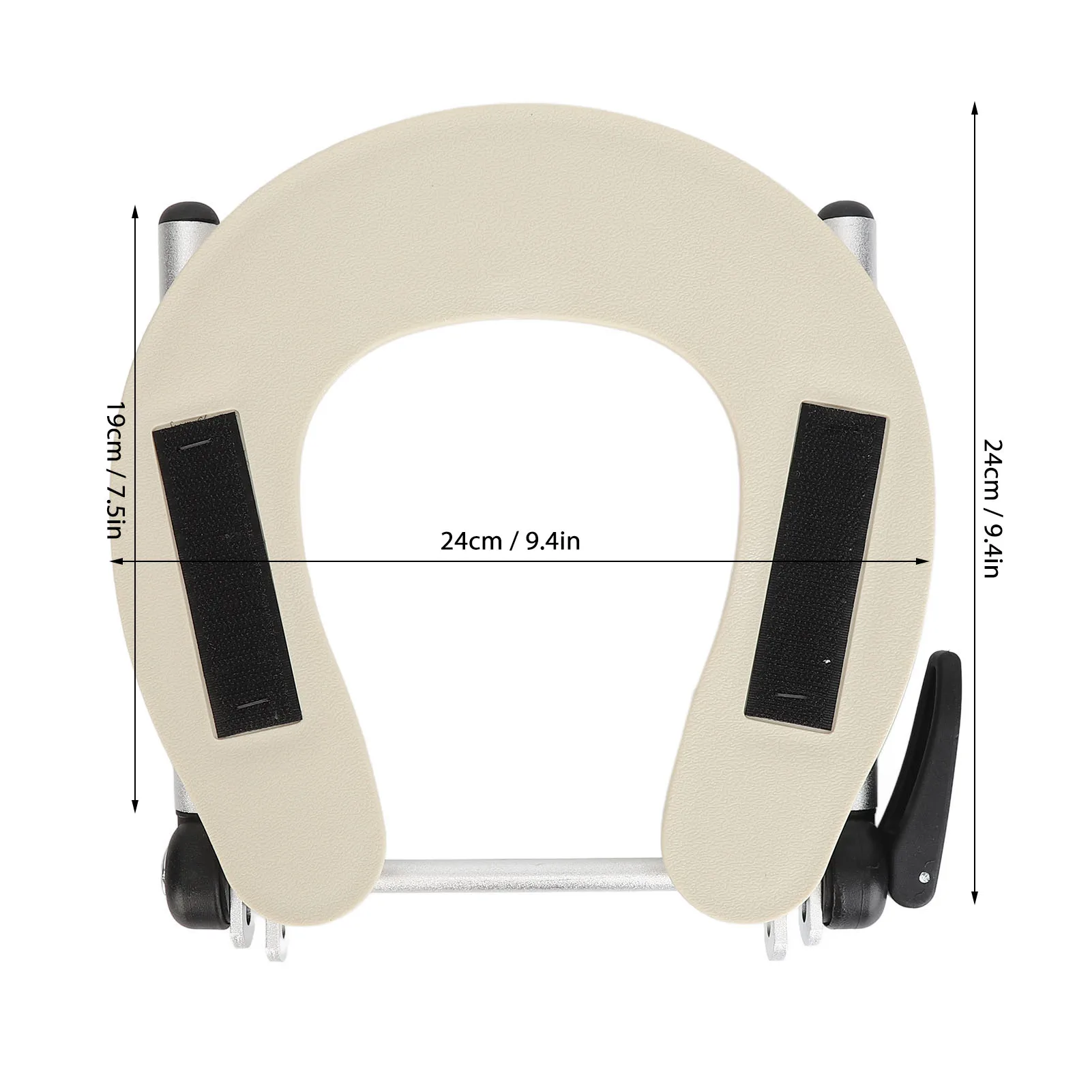 Universal Headrest Face Massage Table Face Adjust Angle Hollow Center Aluminum Face Space Holder For Massage Table