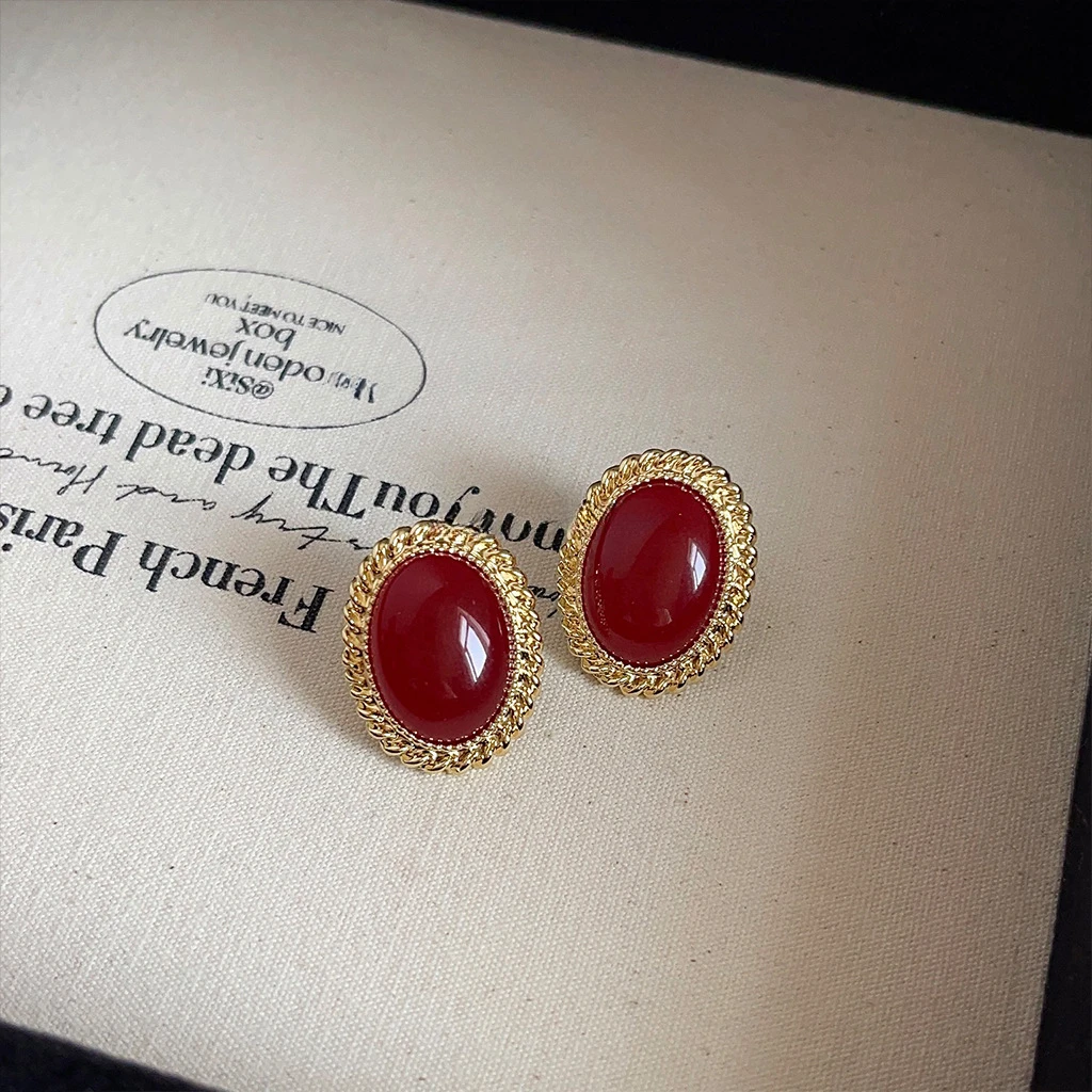 ◇Hei◇ dot oval earring [正規品/関税込] 14K Rose Gold Polished Oval Hoop Earrings LE894 886774966403