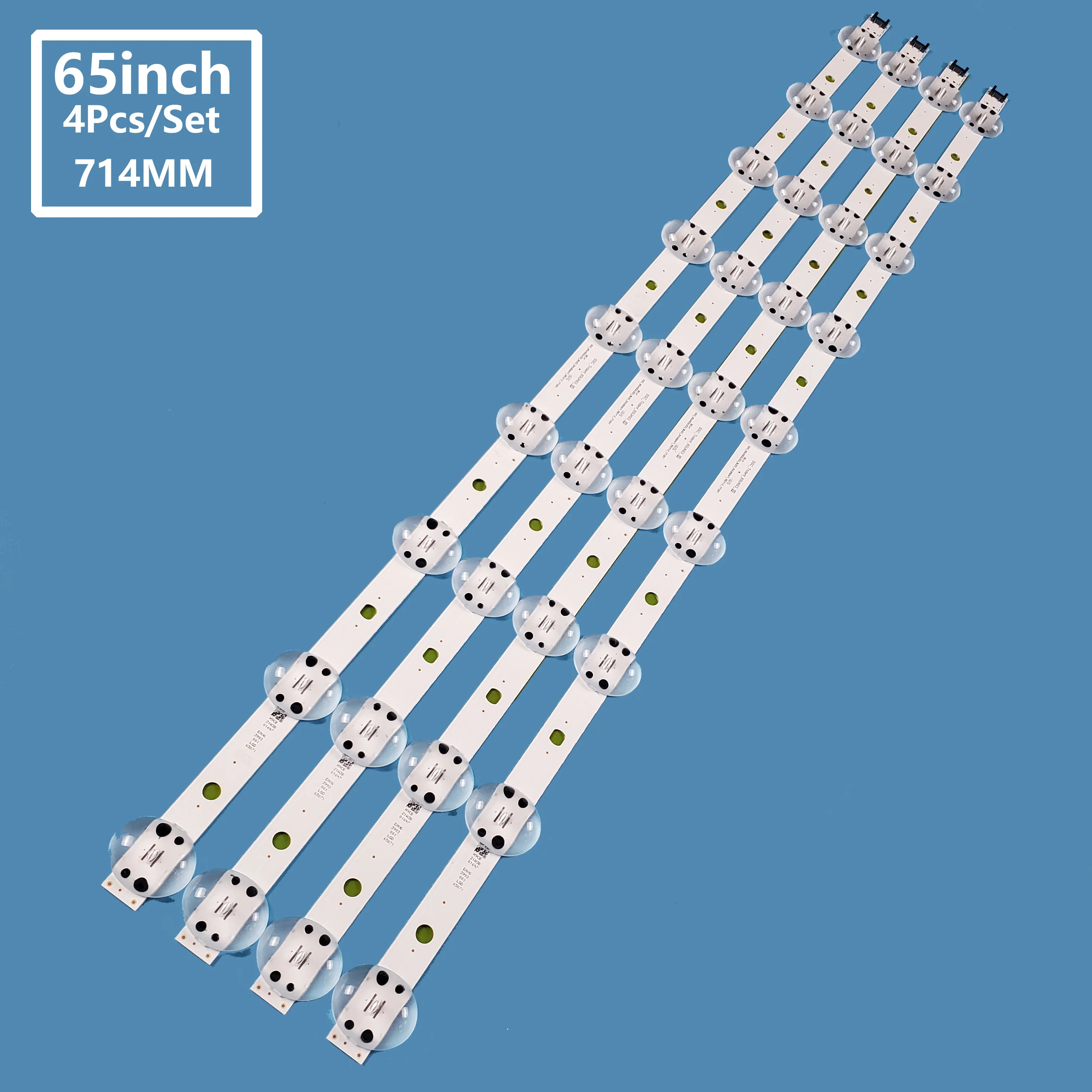 

4 PCS LED Strip for LG 65UK6300YVB 65UK6300 65UK6400 65UK6470PLC 65UK6400PLF 65UK6300PUE SSC_65UK63_9LED_SVL650A95 EAV64013801