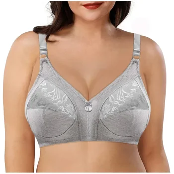 TOP Push Up Bra Plus Size Bras for Women Full Coverage D E F Cup Seamless Underwear Cotton Bh 115E 110E 105E 100E 95E 90E85E C02 1
