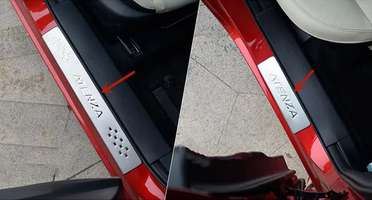 

Высококачественные аксессуары из нержавеющей стали для Mazda 6 ATENZA 2014-2020, защита от царапин, автомобильные аксессуары