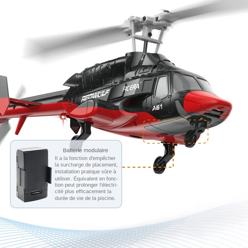 Hélicoptère RC A61 2.4G 6-Axis Gyroscope Maintien d'Altitude